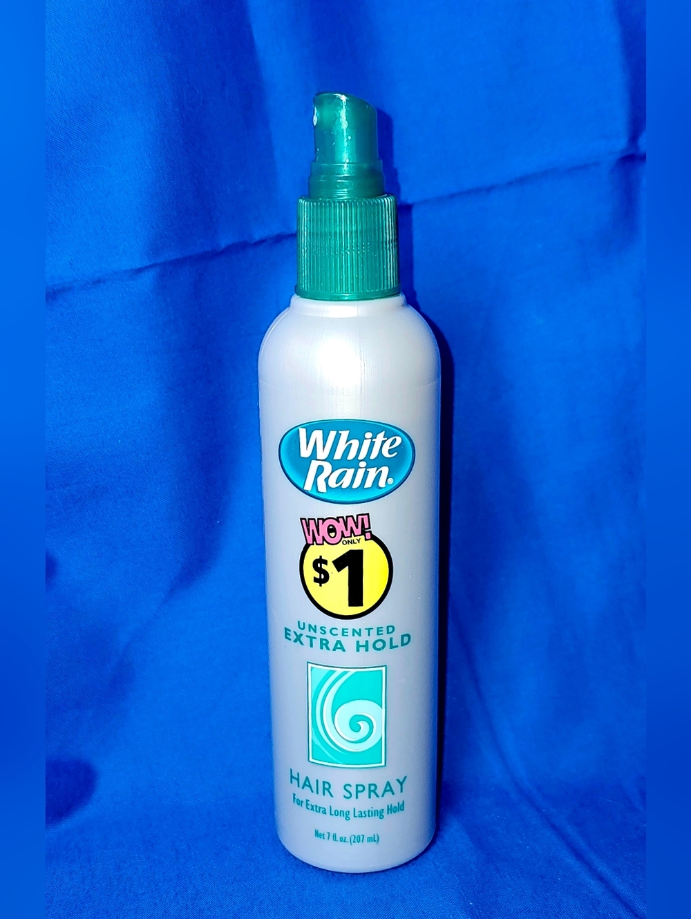 VTG 90's White Rain Extra Hold Hair Spray Unscented Non-Aerosol NEW Discontinued